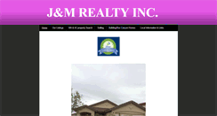 Desktop Screenshot of jandmrealty.com